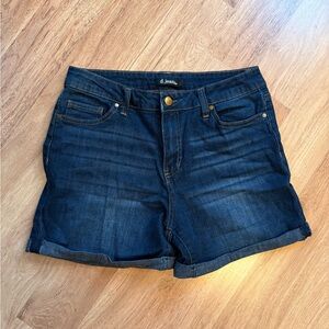 d. jeans Indigo Roll-Cuff Women's Denim Shorts